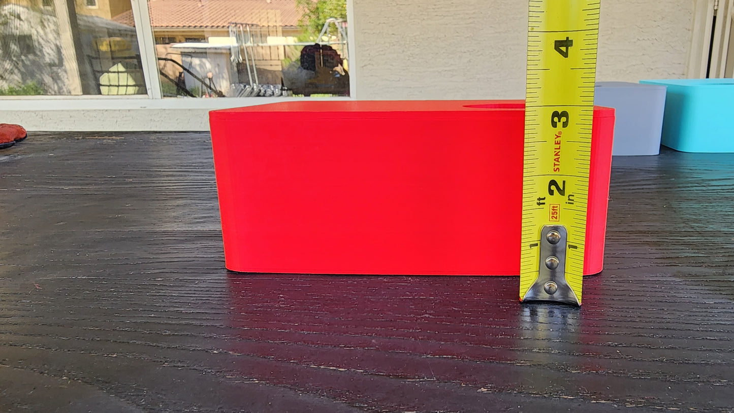 Strawberry Red Leopard Gecko humid hide, dry hide, food bowl, calcium, & water dish combo