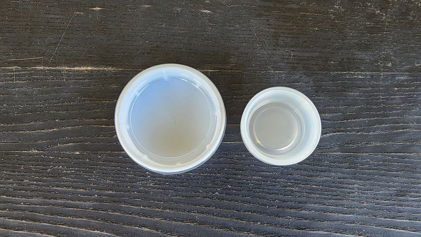 Ash Grey Leopard Gecko humid hide, dry hide, food bowl, calcium, & water dish combo