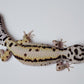 Female Extreme Hyper Xanthic Bold Stripe Halloween Mask Leopard Gecko