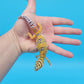 Male Mandarin Inferno Tangerine Bold Cross Emereine Leopard Gecko
