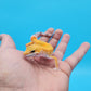 Male Mandarin Inferno Tangerine Bold Possible White and Yellow Leopard Gecko