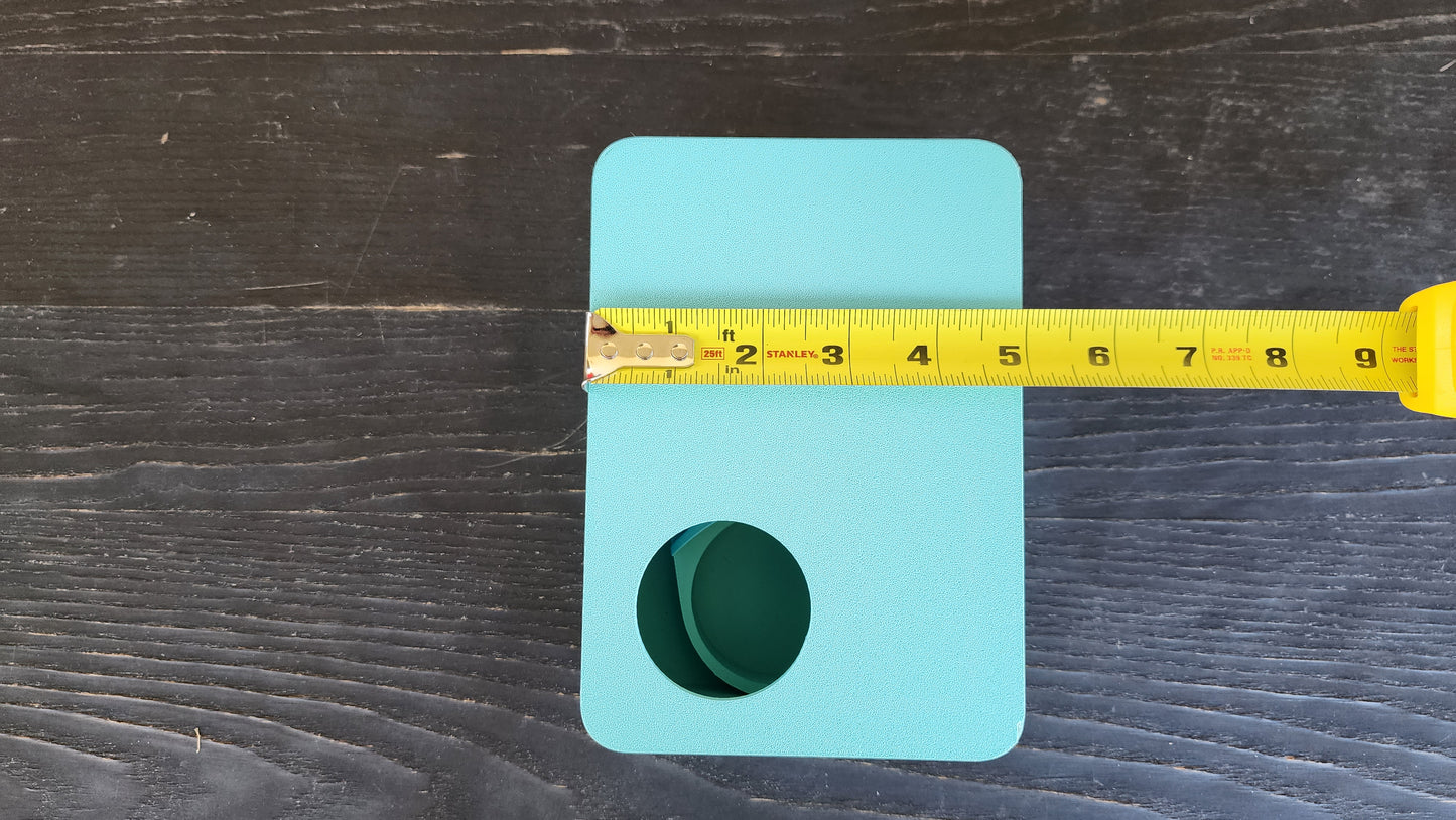 Sky Blue Leopard Gecko humid hide, dry hide, food bowl, calcium, & water dish combo