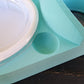 Sky Blue Leopard Gecko food bowl, calcium dish, & water dish