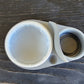 Ash Grey Leopard Gecko food bowl, calcium dish, & water dish
