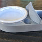 Ash Grey Leopard Gecko food bowl, calcium dish, & water dish