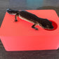 Strawberry Red Leopard Gecko humid hide, dry hide, food bowl, calcium, & water dish combo