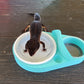 Sky Blue Leopard Gecko food bowl, calcium dish, & water dish