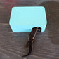 Sky Blue Leopard Gecko humid hide, dry hide, food bowl, calcium, & water dish combo